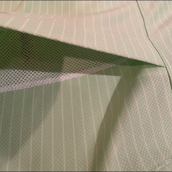 Columbia Men’s PFG Breathable Fishing Green Striped Polo Size Medium - Picture 5 of 9